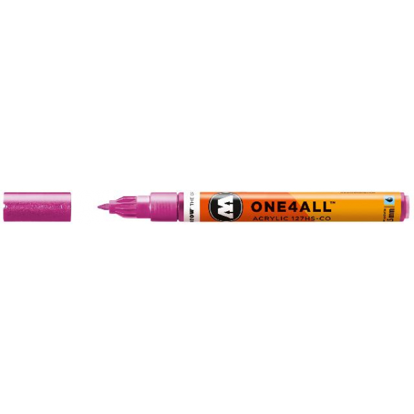 4250397610283 - Acrylmarker ONE4ALL ACRYLIC 127 HS-CO 15mm Nr 225 metallic pink 4250397610283 Molotow
