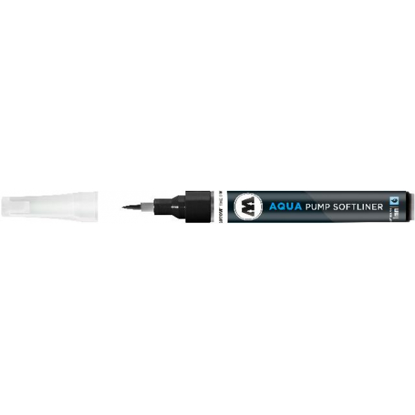 4250397613284 - AQUA Pump Softliner 1mm Nr 022 tiefschwarz 4250397613284 Molotow