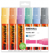 Acrylmarker ONE4ALL ACRYLIC 627HS 6er Etui, 15mm, Pastel Set