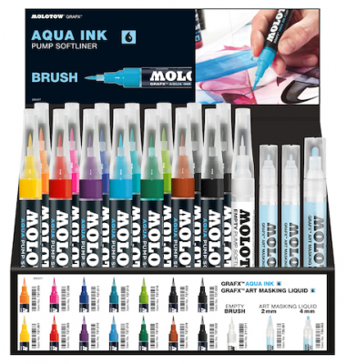 AQUA INK Softliner Starter Set 66er Sales Display