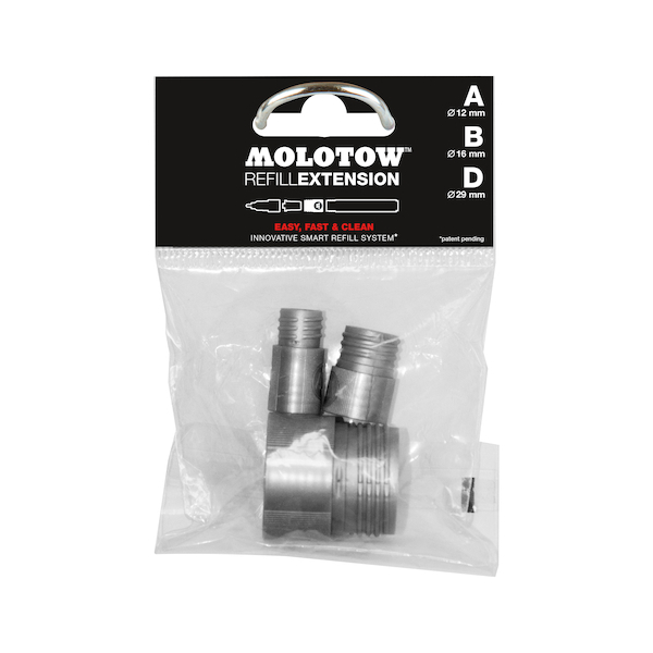 4250397618524 - Refill Extension Tryout Pack A B und D im Beutel Refill Extension 4250397618524 Molotow