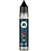 Nachfüllflasche CHALK 30ml, Nr. 001, metallic silber