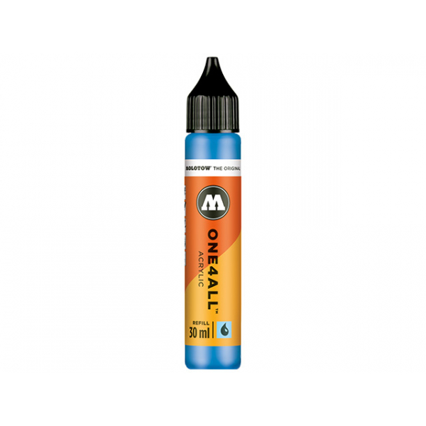 4250397624389 - Nachfüllflasche ONE4ALL ACRYLIC 30ml Nr 230 schockblau 4250397624389 Molotow
