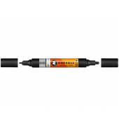 Acrylmarker ONE4ALL ACRYLIC TWIN 1,5-4mm, Nr. 180, signalschwarz
