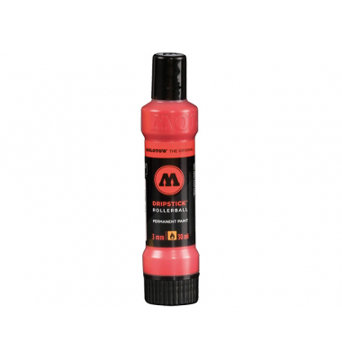 Dripstick Rollerball PP 3mm 30ml, verkehrsrot, Squeeze Bottle