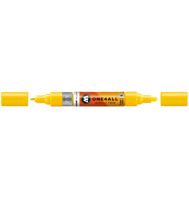 Acrylmarker ONE4ALL ACRYLIC TWIN 1,5-4mm, Nr. 006, zinkgelb Acrylmarker ONE4ALL ACRYLIC TWIN 1,5-4mm, Nr. 006, zinkgelb