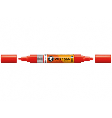 Acrylmarker ONE4ALL ACRYLIC TWIN 1,5-4mm, Nr. 013, verkehrsrot