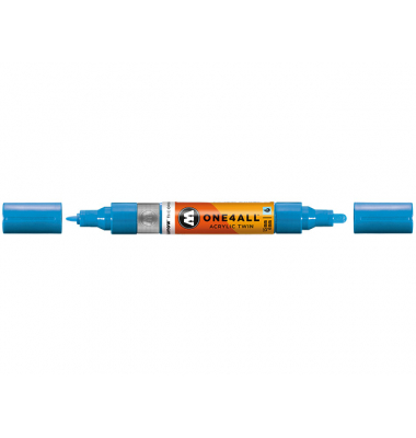 Acrylmarker ONE4ALL ACRYLIC TWIN 1,5-4mm, Nr. 230, schockblau