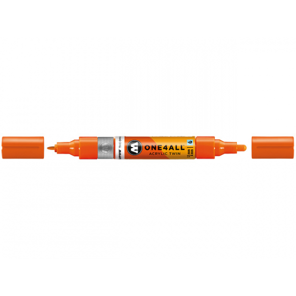 4250397632551 - Acrylmarker ONE4ALL ACRYLIC TWIN 15-4mm Nr 085 DARE orange 4250397632551 Molotow
