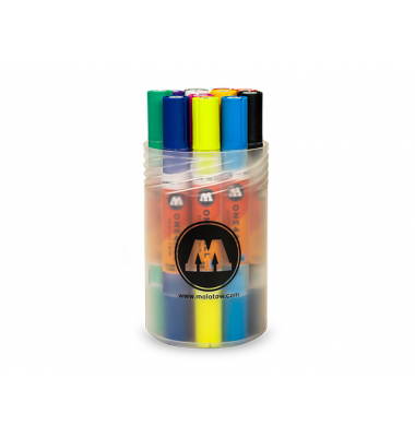 Acrylmarker ONE4ALL ACRYLIC TWIN 12er Dose, Main Kit I, sortiert