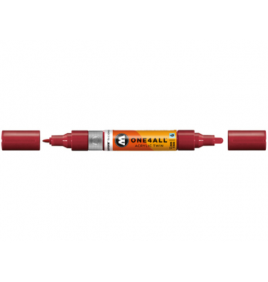 Acrylmarker ONE4ALL ACRYLIC TWIN 1,5-4mm, Nr. 086, burgundrot