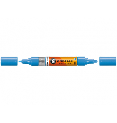 Acrylmarker ONE4ALL ACRYLIC TWIN 1,5-4mm, Nr.161, schockblau mittel