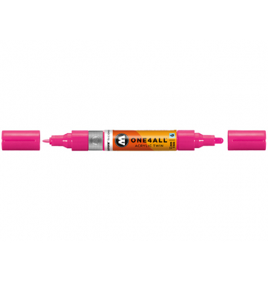 Acrylmarker ONE4ALL ACRYLIC TWIN 1,5-4mm, Nr. 217, neonpink