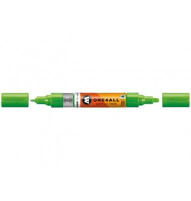 Acrylmarker ONE4ALL ACRYLIC TWIN 1,5-4mm, Nr. 219, neongrün
