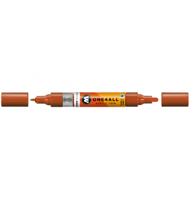 Acrylmarker ONE4ALL ACRYLIC TWIN 1,5-4mm, Nr. 010, hummer Acrylmarker ONE4ALL ACRYLIC TWIN 1,5-4mm, Nr. 010, hummer