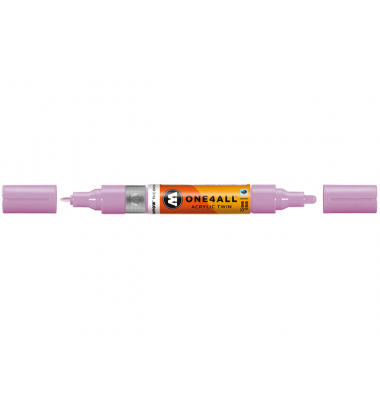 Acrylmarker ONE4ALL ACRYLIC TWIN 1,5-4mm, Nr. 201, flieder pastell