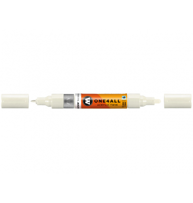 Acrylmarker ONE4ALL ACRYLIC TWIN 1,5-4mm, Nr. 229, naturweiss