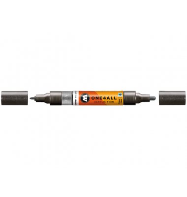 Acrylmarker ONE4ALL ACRYLIC TWIN 1,5-4mm, Nr. 223, metallic schwarz