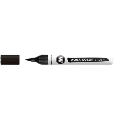 Marker AQUA COLOR BRUSH Nr. 022, tiefschwarz