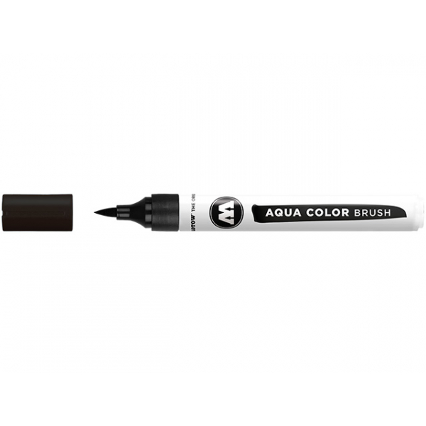 4250397643038 - Marker AQUA COLOR BRUSH Nr 022 tiefschwarz 4250397643038 Molotow