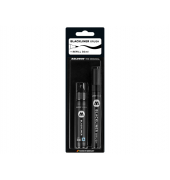 BLACKLINER Brush Marker 2er Blister, mit Refill 30ml