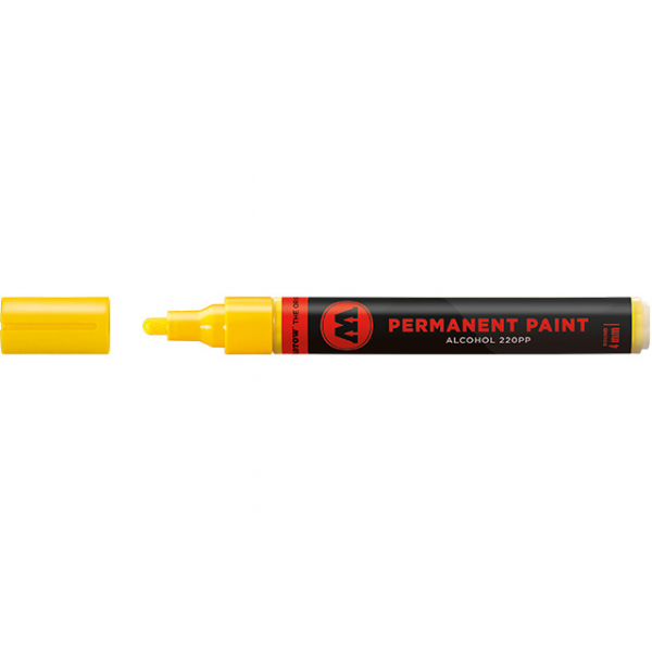 4250397646619 - Marker Permanent Paint 220PP Alcohol 4mm Nr 006 zinkgelb 4250397646619 Molotow