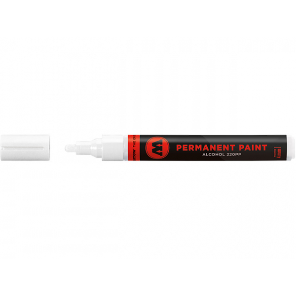 4250397646640 - Marker Permanent Paint 220PP Alcohol 4mm Nr 160 signalweiss 4250397646640 Molotow