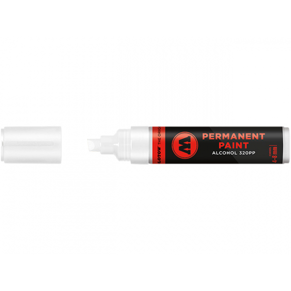 4250397646763 - Marker Permanent Paint 320PP Alcohol 4-8mm Nr160 signalweiss 4250397646763 Molotow