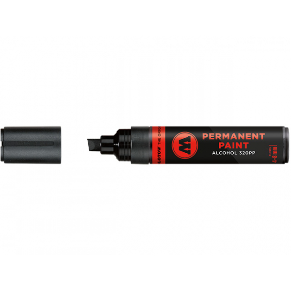 4250397646770 - Marker Permanent Paint 320PP Alcohol 4-8mm signalschwarz 4250397646770 Molotow
