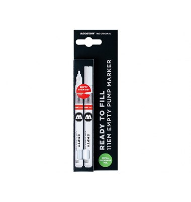 Refill Extension 111EM Pump Marker 2er Blister, Leermarker 111EM