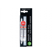 Refill Extension 224EM Twin Marker 2er Blister, Leermarker 224EM