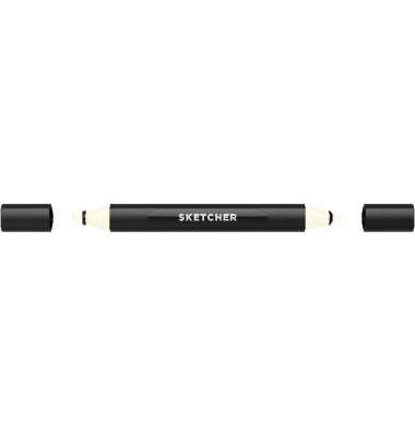 Twinmarker Sketcher brush+chisel Y 005 blassgelb