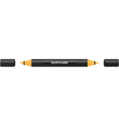 Twinmarker Sketcher brush+chisel O 045 melone