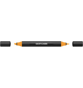 Twinmarker Sketcher brush+chisel O 050 ringelblume