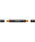 Twinmarker Sketcher brush+chisel O 055 orange