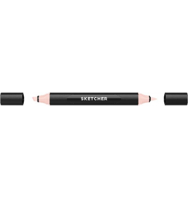 Twinmarker Sketcher brush+chisel R 065 koralle hell