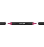 Twinmarker Sketcher brush+chisel R 105 weinrot