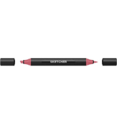 Twinmarker Sketcher brush+chisel R 110 sangria mittel