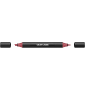Twinmarker Sketcher brush+chisel R 115 sangria