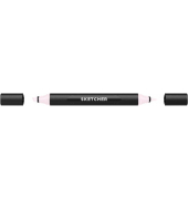 Twinmarker Sketcher brush+chisel P 140 hellpink