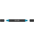 Twinmarker Sketcher brush+chisel B 240 pfauenblau