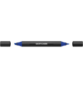 Twinmarker Sketcher brush+chisel B 270 ultramarinblau