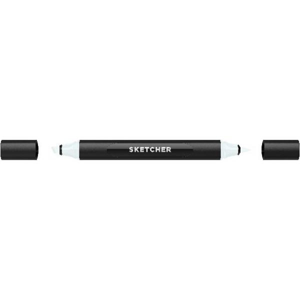 4250397649900 - Twinmarker Sketcher brush+chisel GB295 frostblau 4250397649900 Molotow 4250397649900 - Twinmarker Sketcher brush+chisel GB295 frostblau 4250397649900 Molotow