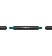 Twinmarker Sketcher brush+chisel GB310 lagunenblau