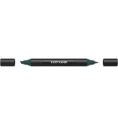 Twinmarker Sketcher brush+chisel GB315 lagunenblau dunkel