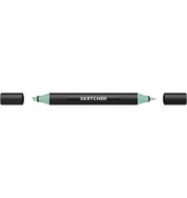 Twinmarker Sketcher brush+chisel T 335 jade