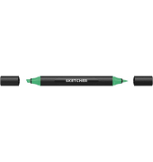 Twinmarker Sketcher brush+chisel G 355 saftgrün