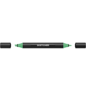 Twinmarker Sketcher brush+chisel G 360 smaragd mittel