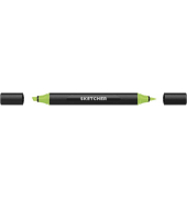 Twinmarker Sketcher brush+chisel YG375 limettensaft