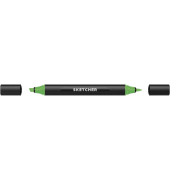 Twinmarker Sketcher brush+chisel YG390 apfelgrün